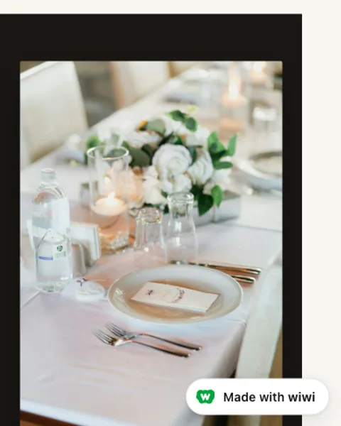 Preview of the live proposal: Private birthday dinner for 20