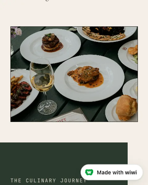Preview of the live proposal: Six-course tasting menu for 12
